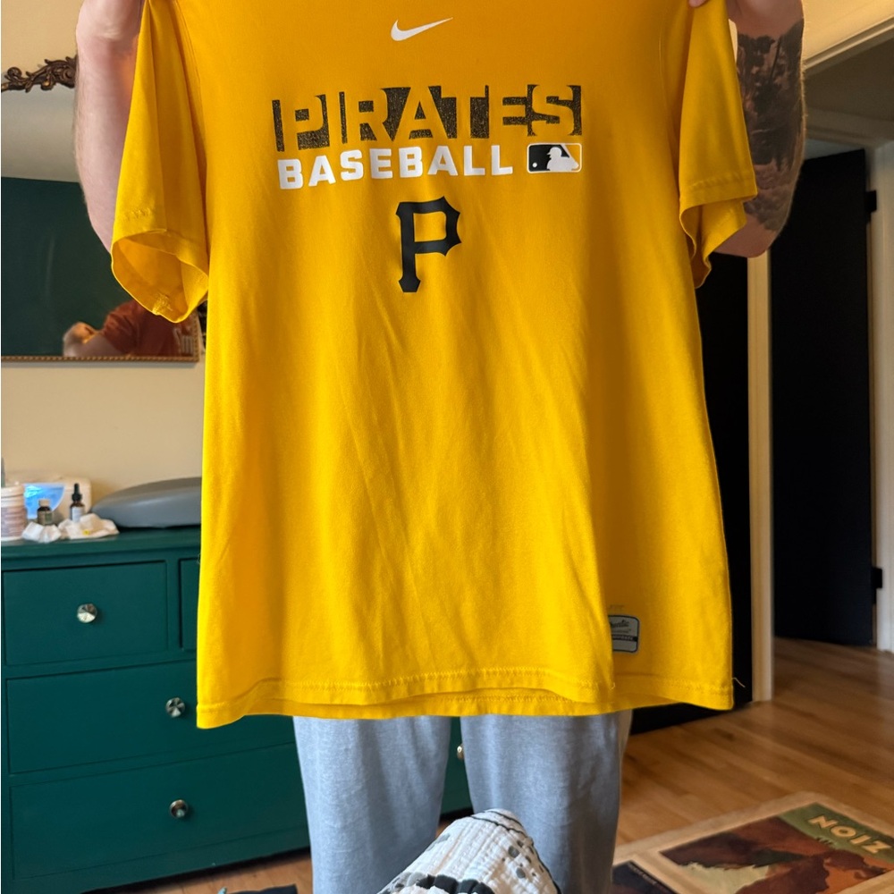 Nike Pirates Baseball Yellow T-Shirt
